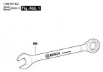 Bosch 1 600 A01 6L6 --- combination wrench Spare Parts